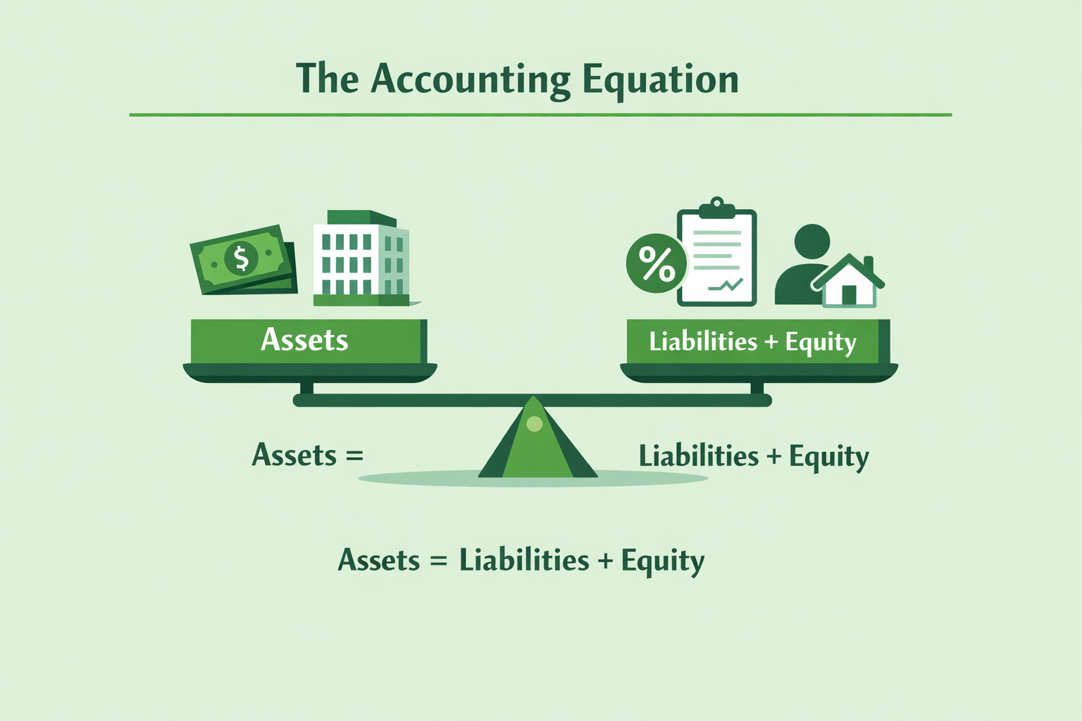 The Accounting Equation Explained: Assets = Liabilities + Equity